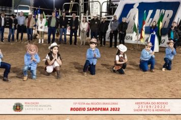 Foto - 15ª Festa das Regiões Brasileiras - Rodeio Sapopema 2022 