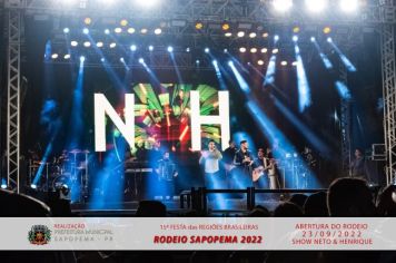 Foto - 15ª Festa das Regiões Brasileiras - Rodeio Sapopema 2022 