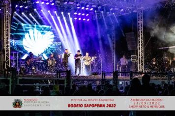 Foto - 15ª Festa das Regiões Brasileiras - Rodeio Sapopema 2022 