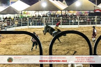 Foto - 15ª Festa das Regiões Brasileiras - Rodeio Sapopema 2022 