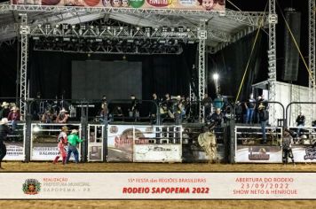 Foto - 15ª Festa das Regiões Brasileiras - Rodeio Sapopema 2022 