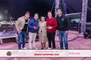 Foto - 15ª Festa das Regiões Brasileiras - Rodeio Sapopema 2022 