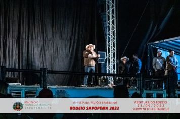 Foto - 15ª Festa das Regiões Brasileiras - Rodeio Sapopema 2022 