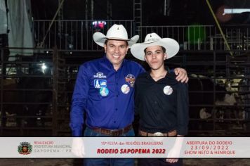 Foto - 15ª Festa das Regiões Brasileiras - Rodeio Sapopema 2022 