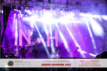 Foto - 15ª Festa das Regiões Brasileiras - Rodeio Sapopema 2022 