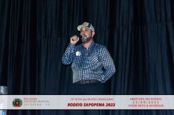 Foto - 15ª Festa das Regiões Brasileiras - Rodeio Sapopema 2022 