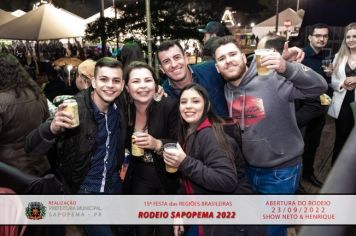 Foto - 15ª Festa das Regiões Brasileiras - Rodeio Sapopema 2022 