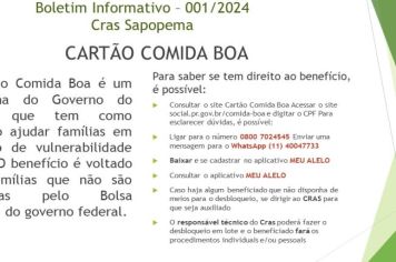 BOLETIM INFORMATIVO 001/2024
