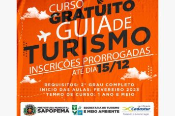 Curso Gratuito Guia de Turismo