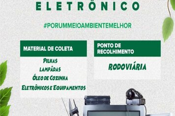 Evento recebe 2190 quilos de lixo eletrônico