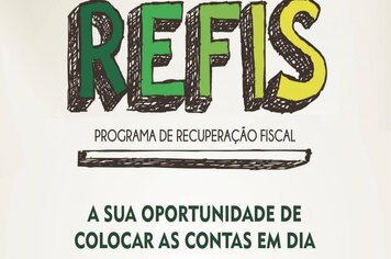 REFIS - PROGRAMA PARA REGULARIZAÇÃO DE DIVIDAS