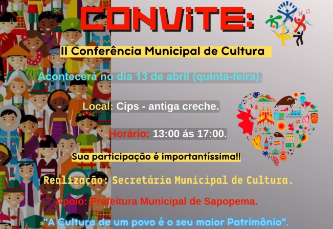 2º CONFERÊNCIA MUNICIPAL DE CULTURA