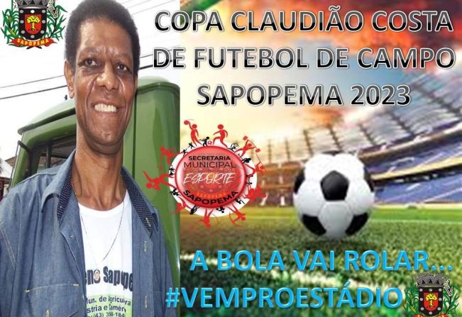 Copa Claudião Costa de Futebol Sapopema 2023
