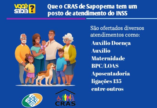 Sapopema conta com uma sala do INSS anexada ao CRAS