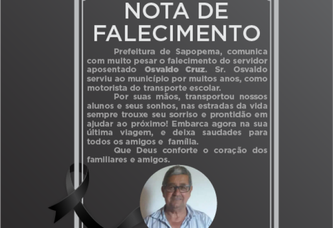 Nota de Falecimento