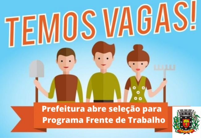 Incrição Frente de Trabalho.