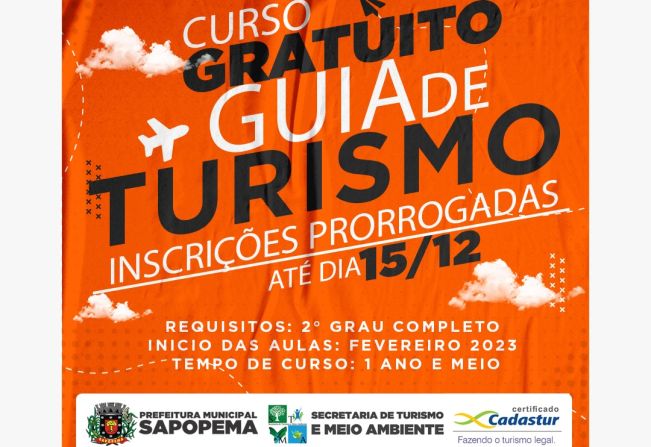 Curso Gratuito Guia de Turismo