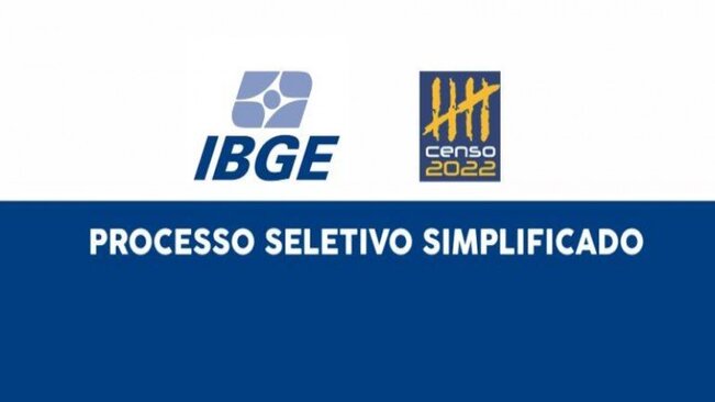 Prorrogado o prazo de inscrições. IBGE - CENSO 2022