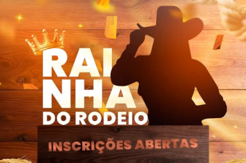 ABERTURA DAS INSCRIÇÕES RAINHA DO RODEIO SAPOPEMA